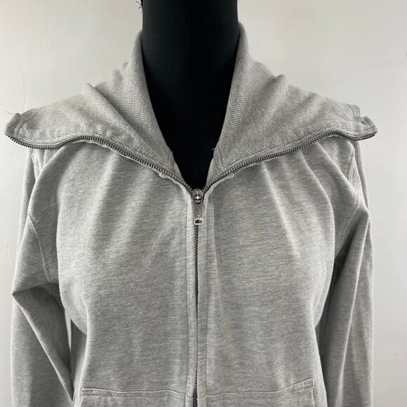 Free People Gray Zip-Up Jacket - Picture 4 of 11